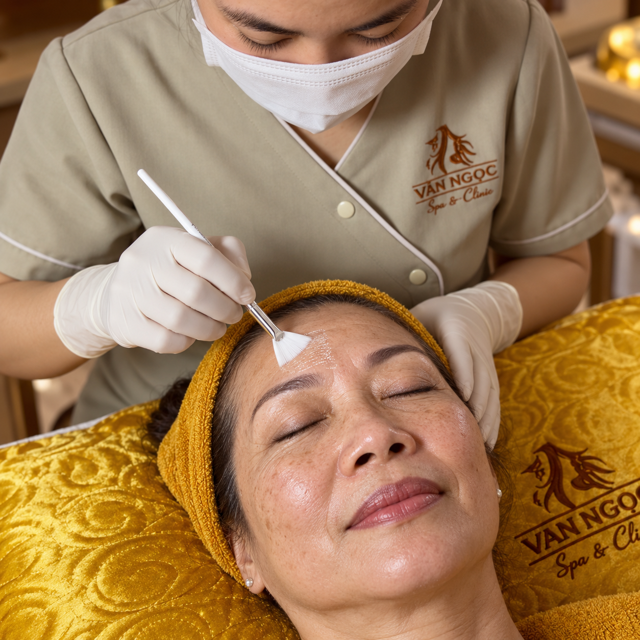 Peel trắng sáng cho da lão hóa