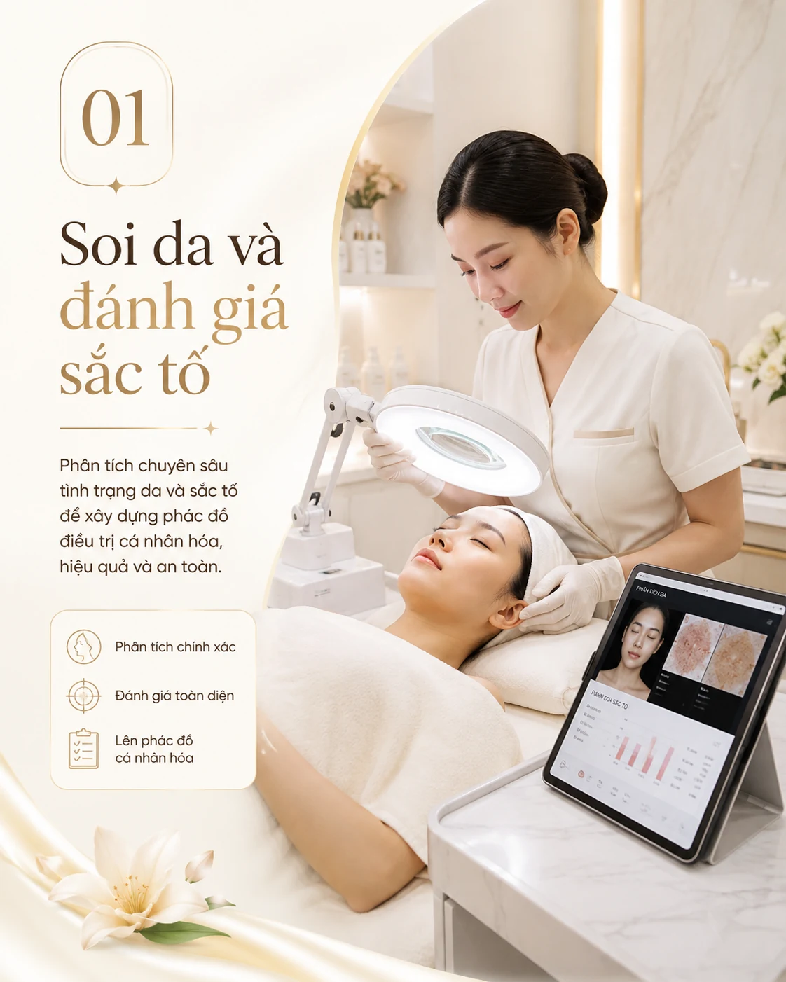 Hình ảnh làn da trong liệu trình chăm sóc sắc tố tại Văn Ngọc Spa