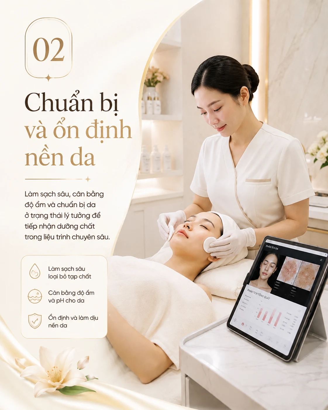 Hình ảnh đối chiếu làn da trong quá trình chăm sóc sắc tố tại Văn Ngọc Spa